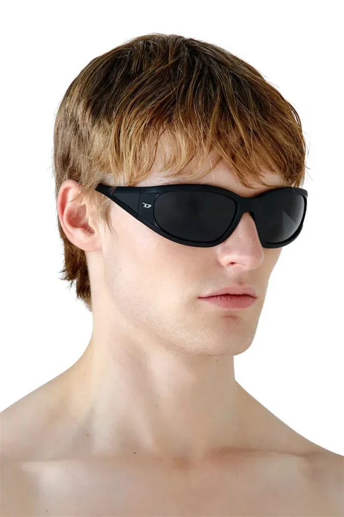 0dl3002 Occhiali da sole rettangolari in acetato