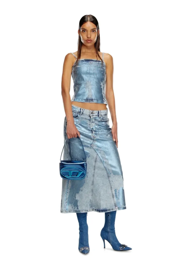 1dr 1DR – Iconica borsa a tracolla in pelle a specchio
