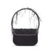 1dr 1DR-Iconica borsa a tracolla in tela e pelle