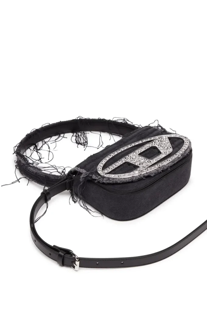 1dr 1DR-Iconica borsa a tracolla in tela e pelle