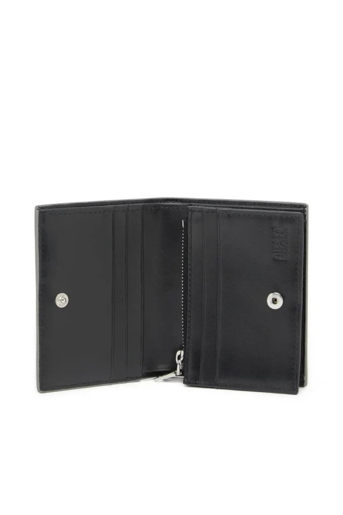 1DR bi fold iii Portafoglio bifold in pelle a specchio