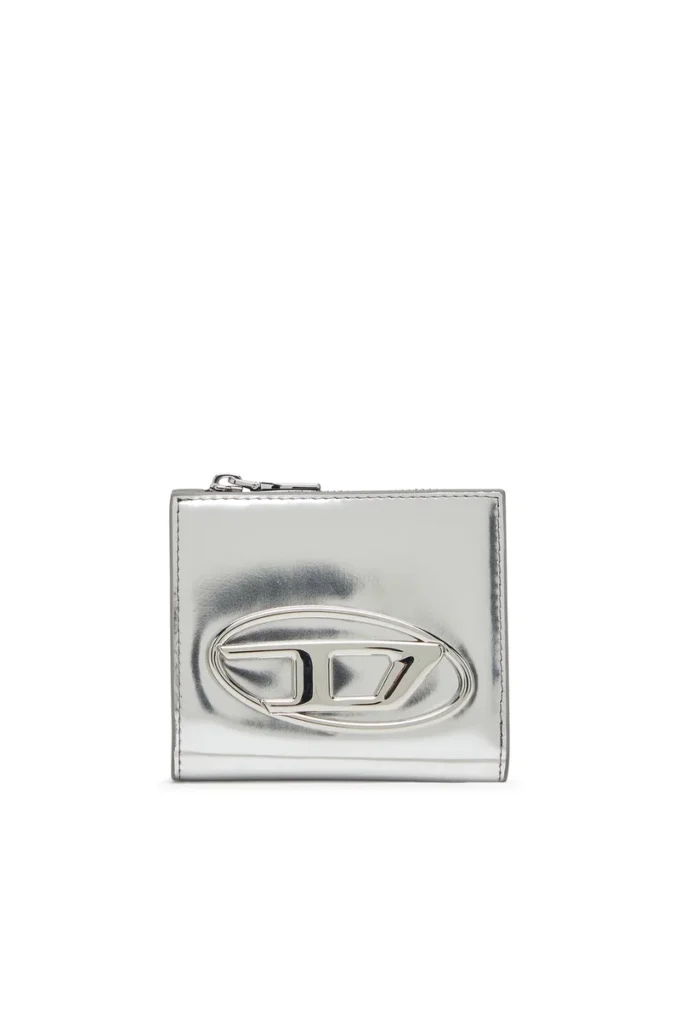 1DR bi fold zip l Portacarte pieghevole in pelle a specchio 1DR bi fold zip l Portacarte pieghevole in pelle a specchio