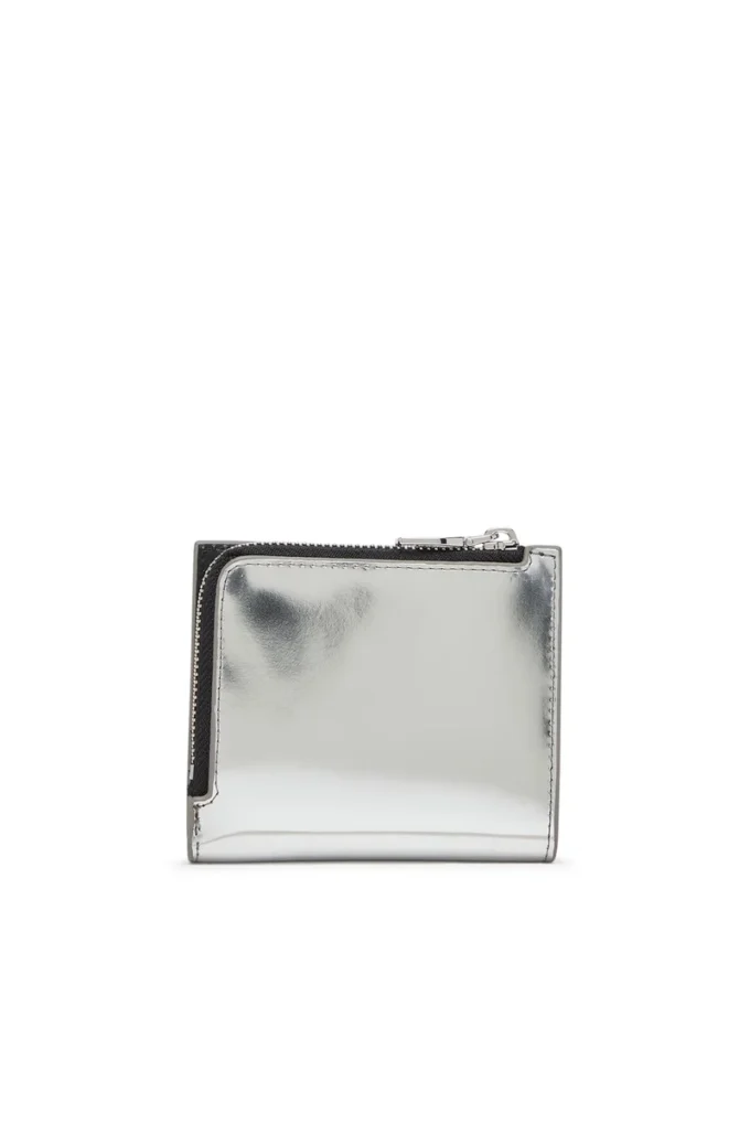 1DR bi fold zip l Portacarte pieghevole in pelle a specchio 1DR bi fold zip l Portacarte pieghevole in pelle a specchio