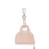 1DR dome charms Ciondolo per borsa in naplak lucido e stropicciato