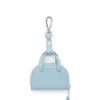 1DR dome charms Ciondolo per borsa in naplak lucido e stropicciato