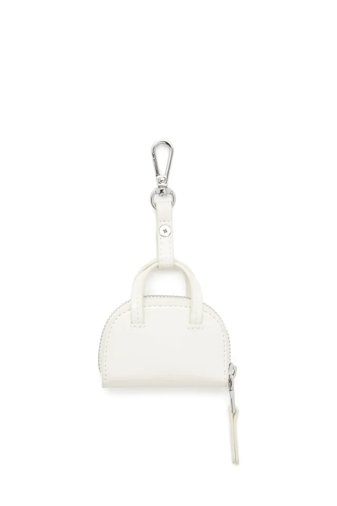 1DR dome charms Ciondolo per borsa in naplak lucido e stropicciato