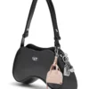 1DR dome charms Ciondolo per borsa in naplak lucido e stropicciato