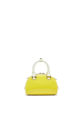 1dr dome crossbody Borsa bowling 1DR Dome-Mini con effetto naplak