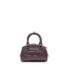 1dr dome crossbody Borsa bowling 1DR Dome-Mini in pelle bordeaux