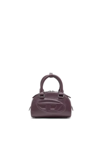 1dr dome crossbody Borsa bowling 1DR Dome-Mini in pelle bordeaux