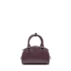 1dr dome crossbody Borsa bowling 1DR Dome-Mini in pelle bordeaux