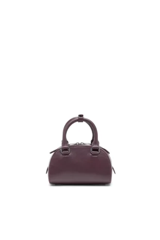 1dr dome crossbody Borsa bowling 1DR Dome-Mini in pelle bordeaux