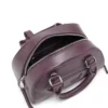 1dr dome crossbody Borsa bowling 1DR Dome-Mini in pelle bordeaux