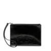 1DR pouch iii Pochette con zip in pelle a specchio