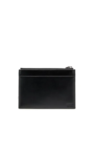 1DR pouch iii Pochette con zip in pelle a specchio