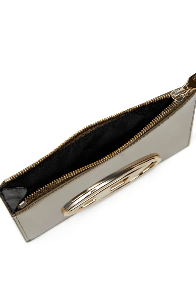 1DR pouch iii Pochette con zip in pelle a specchio