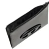 1DR pouch iii Pochette con zip in pelle a specchio