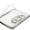 1DR pouch iii Pochette con zip in pelle a specchio