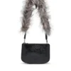 1dr twin Borsa a tracolla 1DR Twin-Double-pouch in pelle goffrata