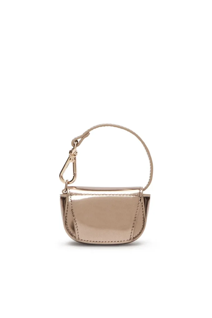 1DR xxs Ciondolo per borsa in pelle metallizzata 1DR xxs Ciondolo per borsa in pelle metallizzata
