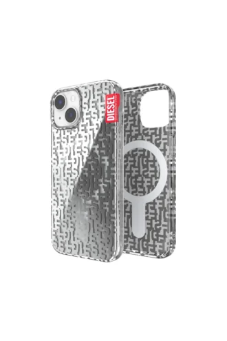 50297 Custodia stampata Custodia trasparente Monogram Magsafe per iPhone 14