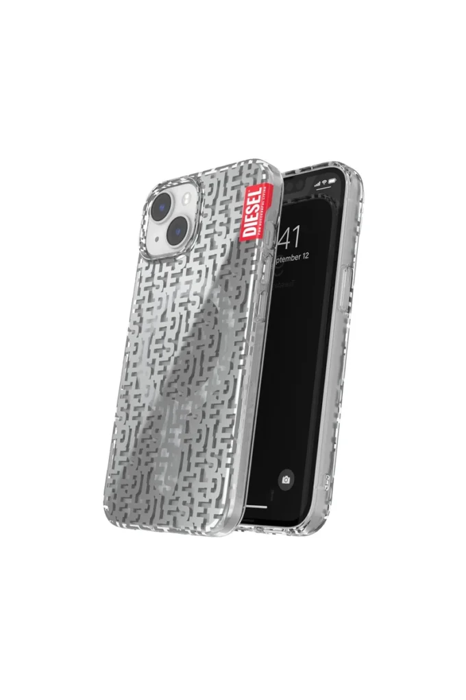 50297 Custodia stampata Custodia trasparente Monogram Magsafe per iPhone 14