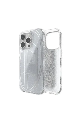 60152 aop case Custodia Oval D Glitter per iP 16 Pro