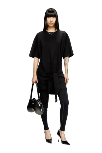 Abito T-shirt d-eivor con lacci sul davanti