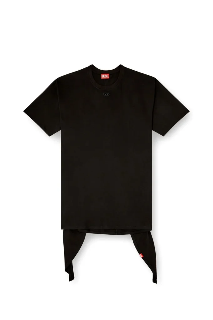 Abito T-shirt d-eivor con lacci sul davanti