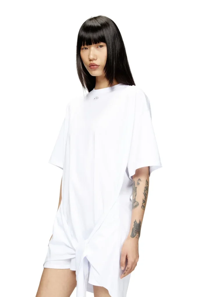 Abito T-shirt d-eivor con lacci sul davanti