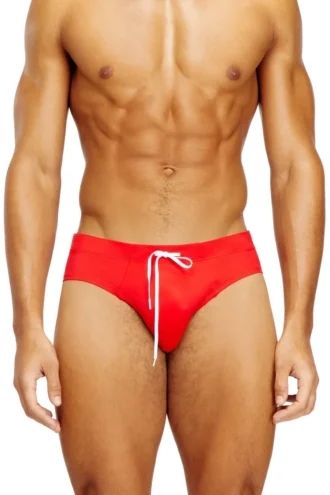alfie-d-core Costume da bagno in lycra con logo sul retro