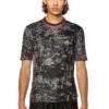 amtee-gael-wt28 T-shirt in jacquard mimetico con stampa nuvolosa amtee-gael-wt28 T-shirt in jacquard mimetico con stampa nuvolosa