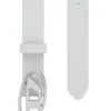 b-1dr Cintura in pelle 25 2,4 cm con fibbia smaltata