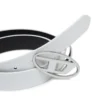 b-1dr Cintura in pelle 25 2,4 cm con fibbia smaltata
