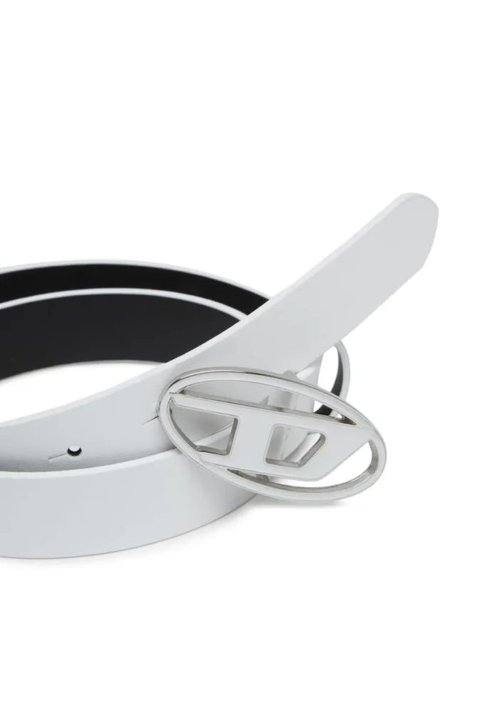 b-1dr Cintura in pelle 25 2,4 cm con fibbia smaltata