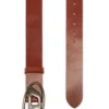 b-1dr Cintura in pelle da 3,9 cm con fibbia a D b-1dr Cintura in pelle da 3,9 cm con fibbia a D