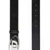 b-1dr Cintura in pelle da 4 cm con fibbia ovale D b-1dr Cintura in pelle da 4 cm con fibbia ovale D
