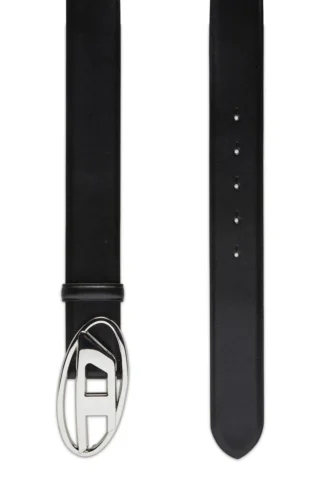 b-1dr Cintura in pelle da 4 cm con fibbia ovale D