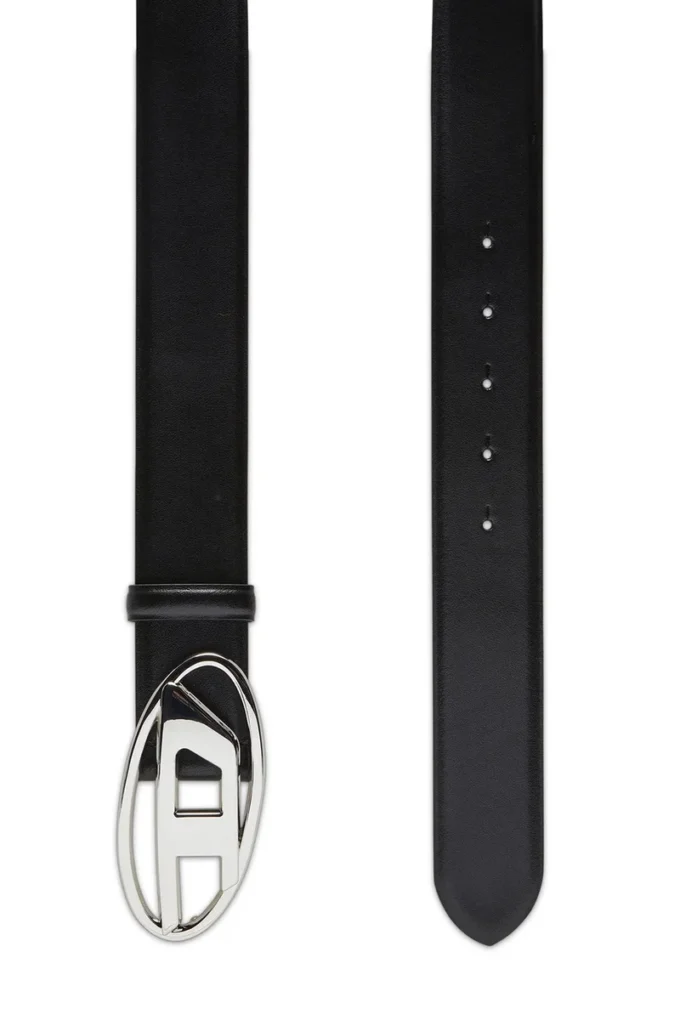 b-1dr Cintura in pelle da 4 cm con fibbia ovale D b-1dr Cintura in pelle da 4 cm con fibbia ovale D