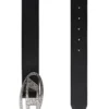 b-1dr strass 4cm Cintura in pelle con fibbia in cristallo b-1dr strass 4cm Cintura in pelle con fibbia in cristallo
