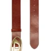 b-1dr w Cintura in pelle da 4 cm con fibbia ovale a D