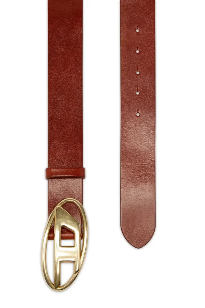 b-1dr w Cintura in pelle da 4 cm con fibbia ovale a D