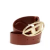 b-1dr w Cintura in pelle da 4 cm con fibbia ovale a D