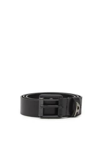 b-dave ii Cintura in pelle lucida da 3,5 cm con passante con logo