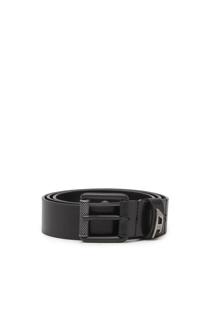 b-dave ii Cintura in pelle lucida da 3,5 cm con passante con logo b-dave ii Cintura in pelle lucida da 3,5 cm con passante con logo