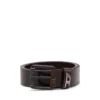 b-dave ii Cintura in pelle lucida da 3,5 cm con passante con logo b-dave ii Cintura in pelle lucida da 3,5 cm con passante con logo
