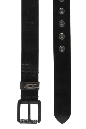 b-dave ii Cintura in pelle lucida da 3,5 cm con passante con logo