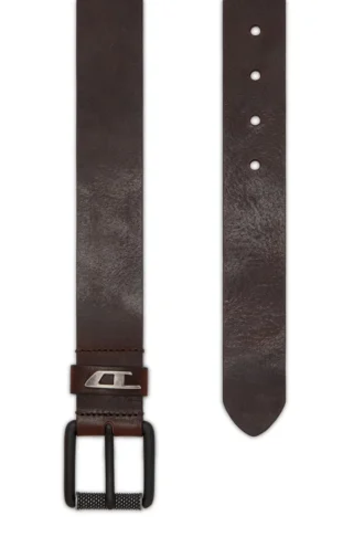 b-dave ii Cintura in pelle lucida da 3,5 cm con passante con logo