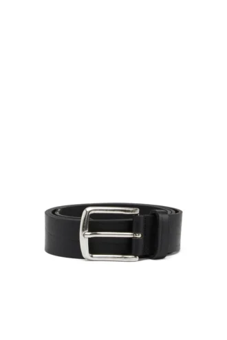 b-line Cintura in pelle trattata con logo Diesel