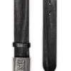 b-metal biscotto Cintura in pelle 4 cm con placca logo